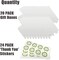 20 Pack White Small Gift Boxes with Lids for Party Gift Boxes, Ornament Boxes, Wedding Boxes Easy to Assemble Gift Box with 24 Thank You Stickers
